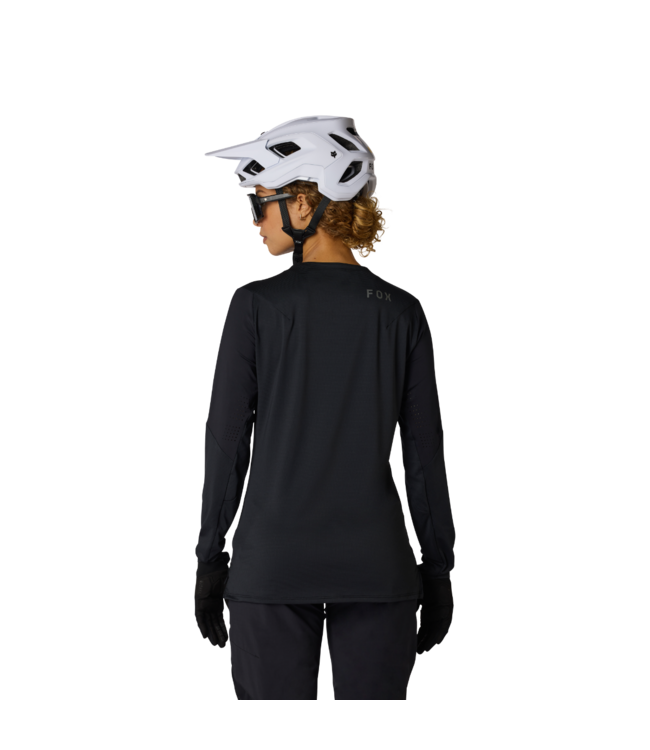Fox Woman's Flexair Long Sleeve Jersey - Black