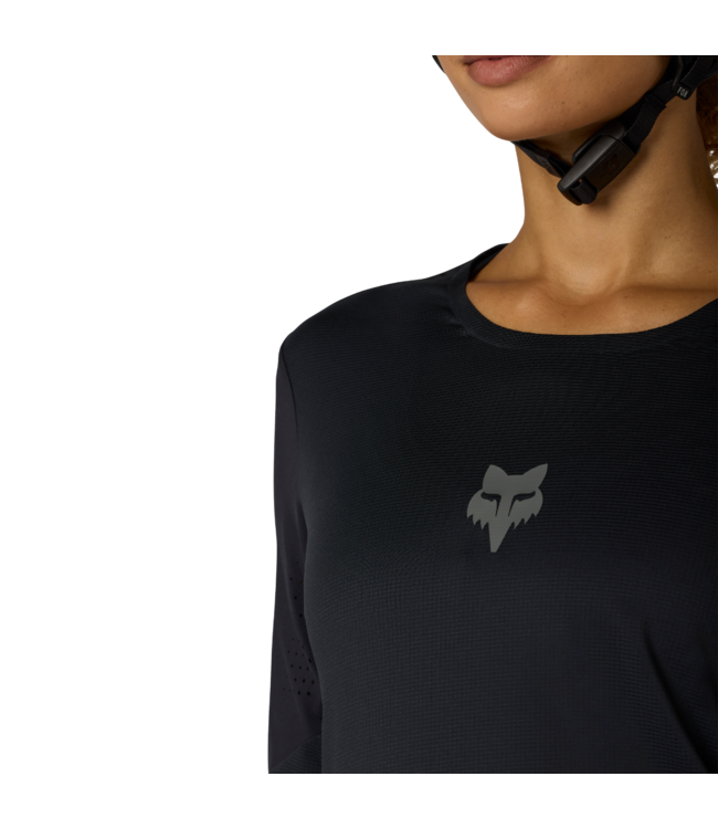 Fox Woman's Flexair Long Sleeve Jersey - Black