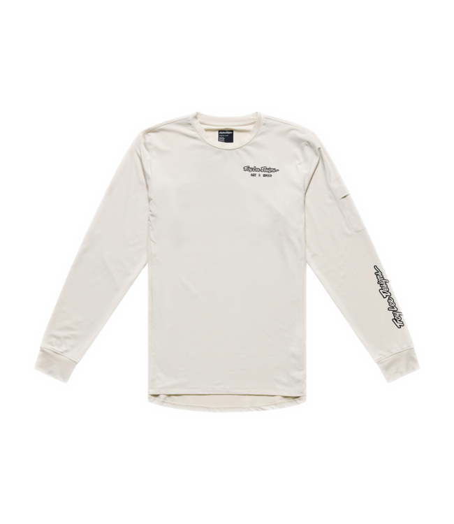 Troy Lee Designs Ruckus Ride Long Sleeve Tee - Art & Speed Pumice