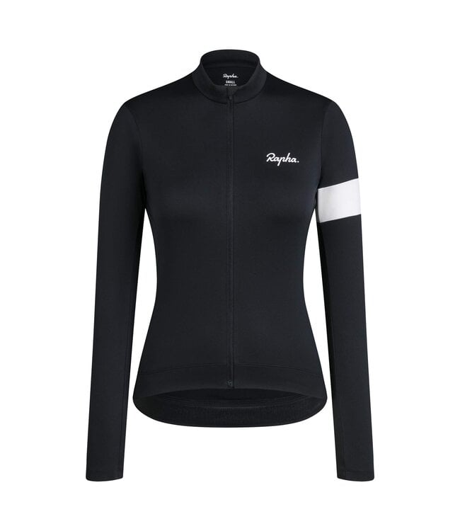 Rapha Women's Core Thermal Jersey - Black / White
