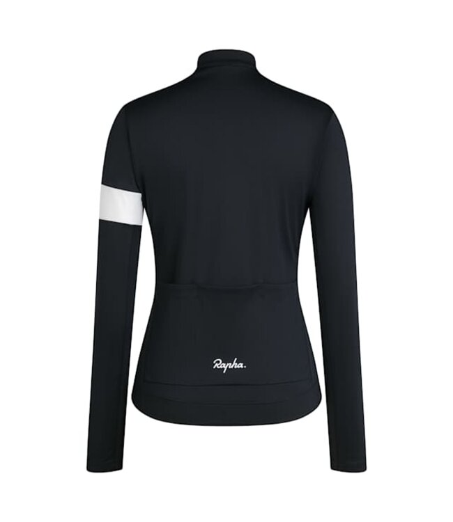 Rapha Women's Core Thermal Jersey - Black / White