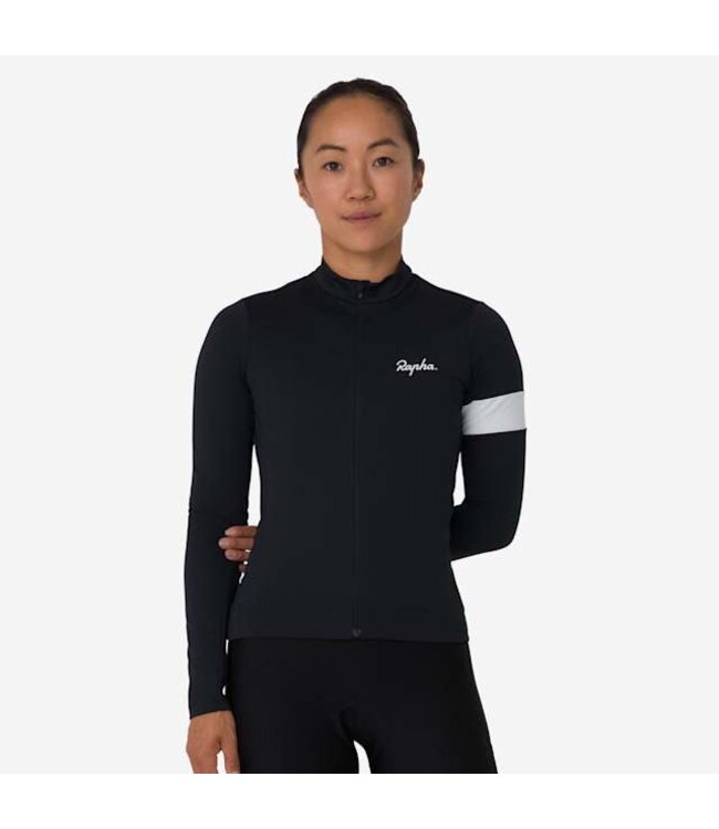 Rapha Women's Core Thermal Jersey - Black / White