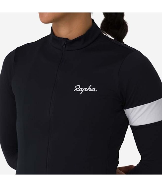 Rapha Women's Core Thermal Jersey - Black / White