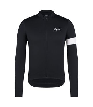 Rapha Men's Core Thermal Long Sleeve Jersey - Black / White