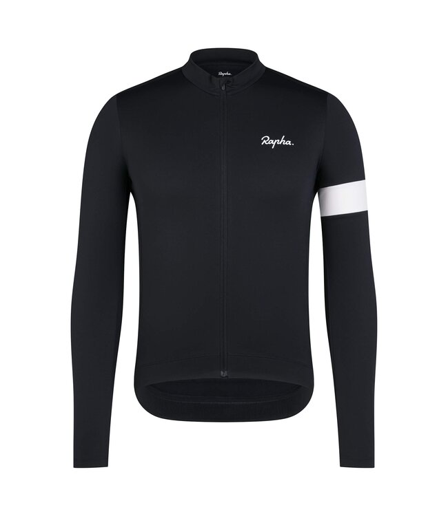 Rapha Men's Core Thermal Long Sleeve Jersey - Black / White