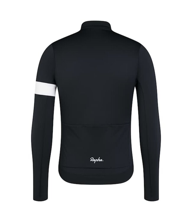 Rapha Men's Core Thermal Long Sleeve Jersey - Black / White