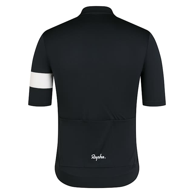 Rapha Men's Core Jersey - Black / White - Cyclezone Rotorua Ltd