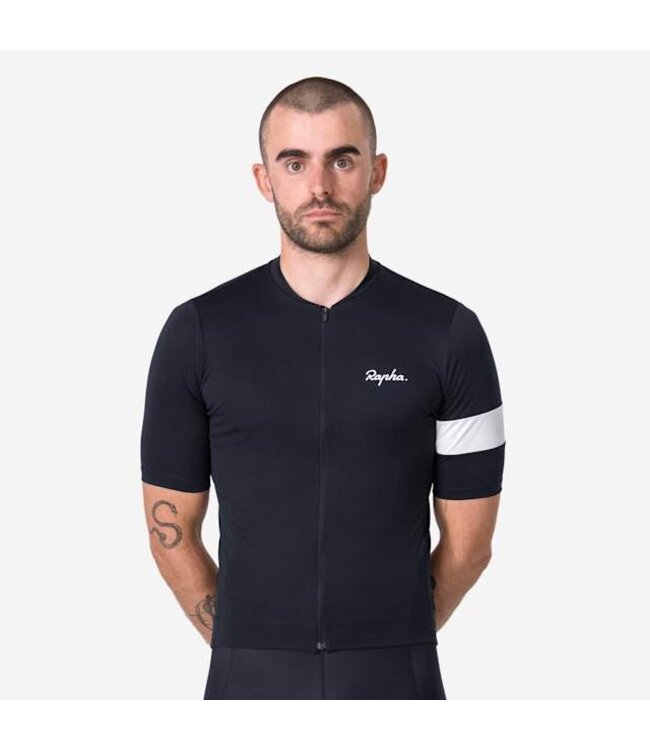 Rapha Men's Core Jersey - Black / White