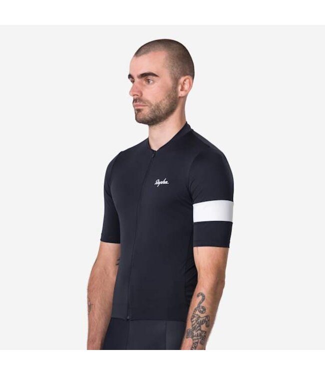 Rapha Men's Core Jersey - Black / White