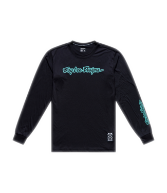 Troy Lee Designs Skyline Ride Tee - Signature Black / Teal