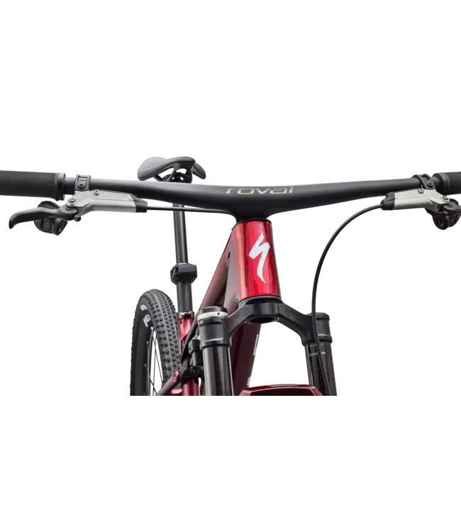 Specialized S-Works Epic 9 - Gloss Red Tint Over Red Reflex Pearl Edge Fade / Metallic White Silver