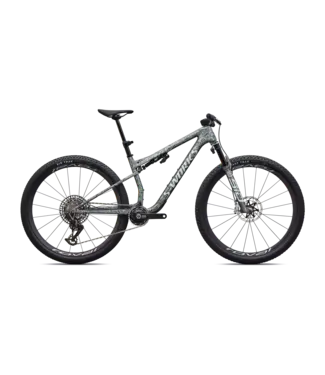Specialized S-Works Epic 9 - Gloss Metallic Obsidian Multi Color Dry Impasto/ Metallic White Silver