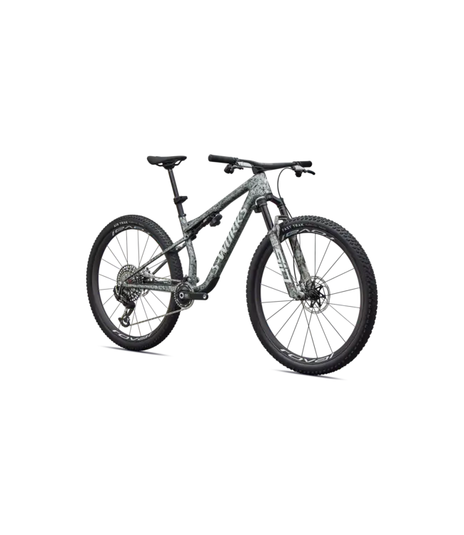 Specialized S-Works Epic 9 - Gloss Metallic Obsidian Multi Color Dry Impasto/ Metallic White Silver