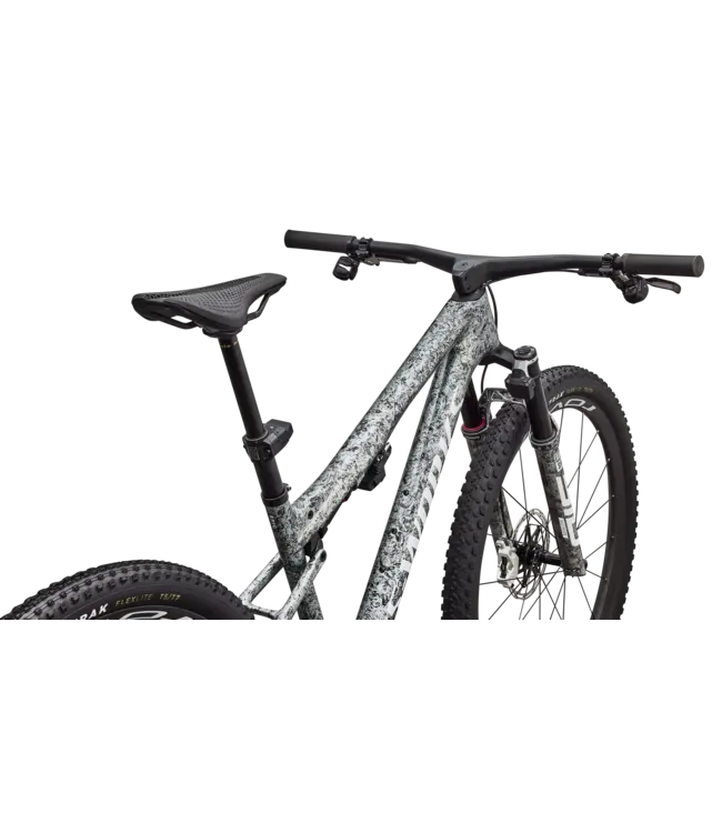 Specialized S-Works Epic 9 - Gloss Metallic Obsidian Multi Color Dry Impasto/ Metallic White Silver