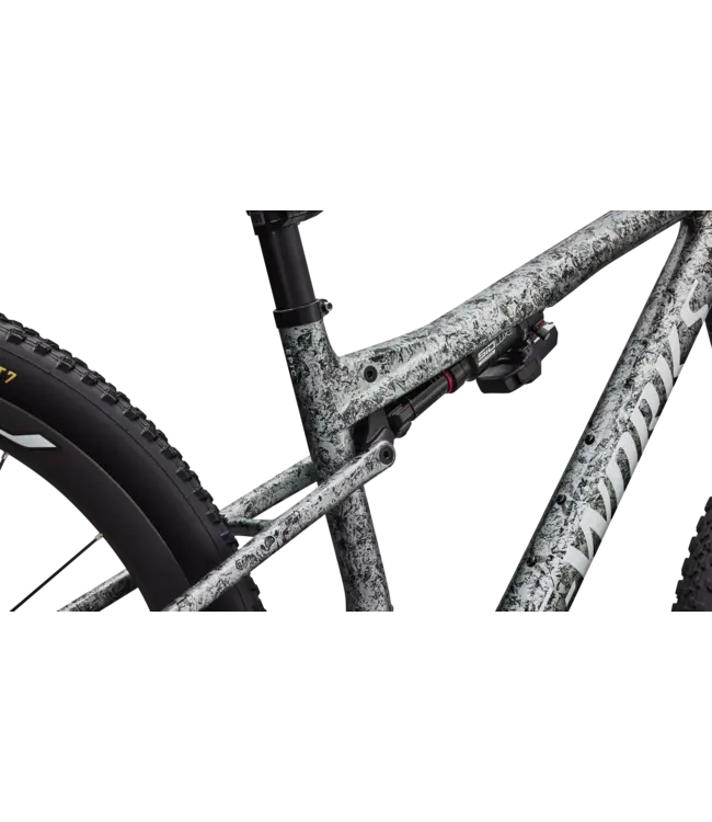 Specialized S-Works Epic 9 - Gloss Metallic Obsidian Multi Color Dry Impasto/ Metallic White Silver