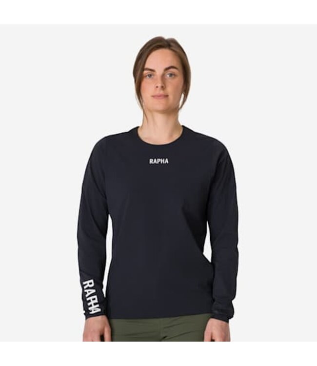 Rapha Women's Trail Finale Windblock Jersey - Black / White