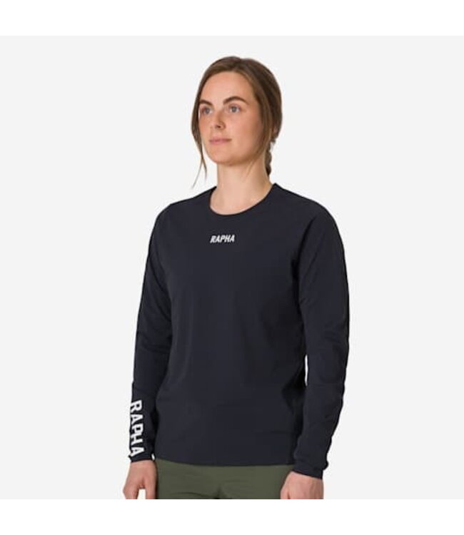 Rapha Women's Trail Finale Windblock Jersey - Black / White