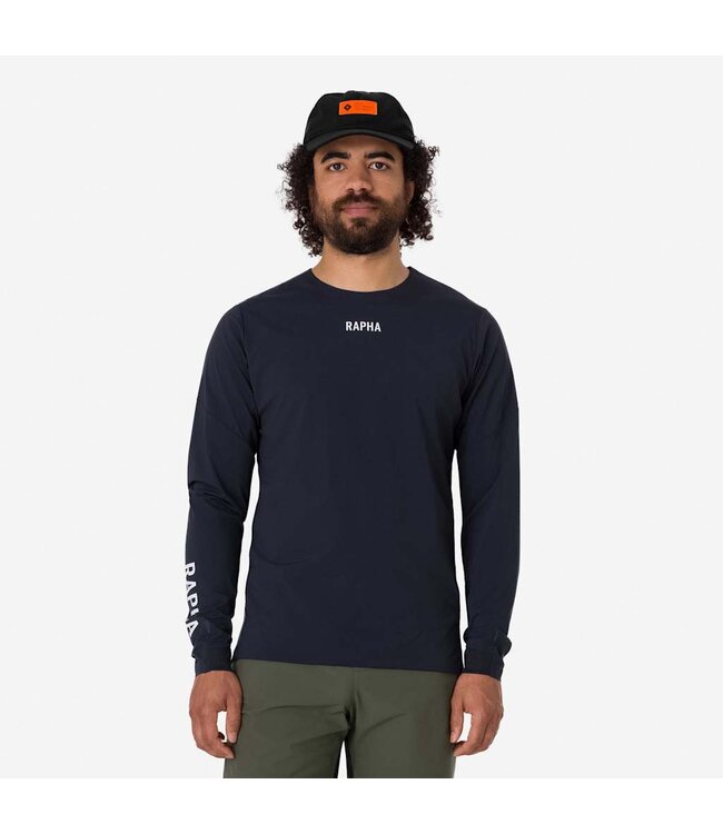 Rapha Men's Trail Finale Windblock Jersey - Black / White