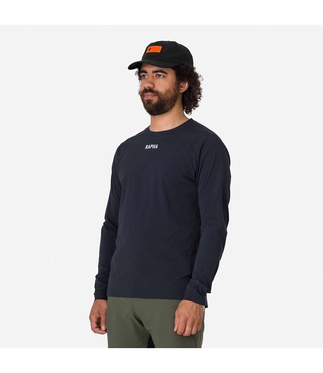 Rapha Men's Trail Finale Windblock Jersey - Black / White
