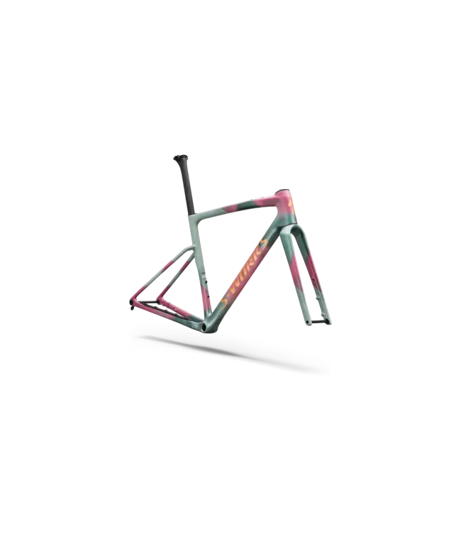 Specialized S-Works Crux 5 Frameset FACT 12r Carbon - Agave Grey / Photon Tint Over Silver Dust