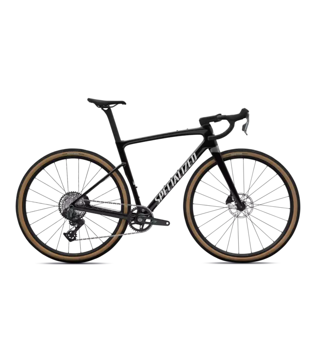Specialized Crux 5 Comp SRAM Rival XPLR - Obsidian Metallic / Dune White