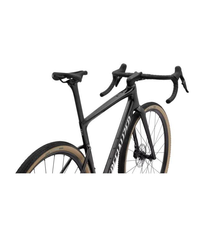 Specialized Crux 5 Comp SRAM Rival XPLR - Obsidian Metallic / Dune White