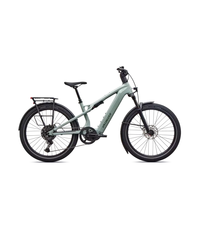 Specialized Turbo Vado 3 X 4.0 - Gloss Agave Grey / Oak Green Metallic / Brushed Chrome Decal