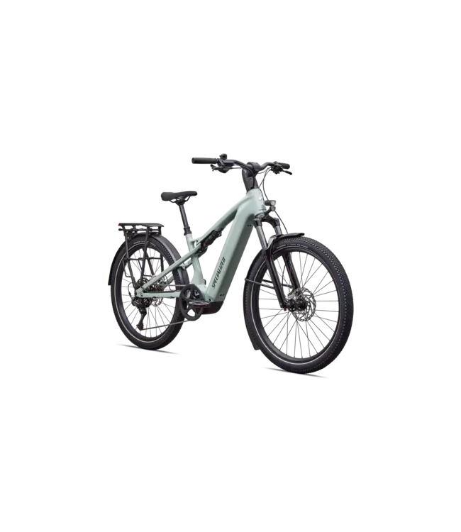 Specialized Turbo Vado 3 X 4.0 - Gloss Agave Grey / Oak Green Metallic / Brushed Chrome Decal
