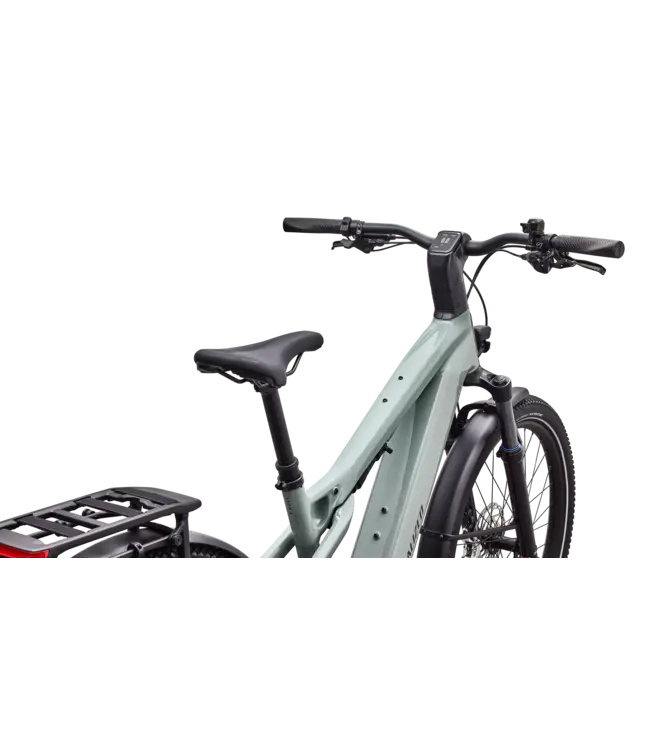 Specialized Turbo Vado 3 X 4.0 - Gloss Agave Grey / Oak Green Metallic / Brushed Chrome Decal