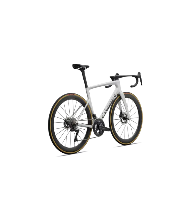 Specialized S-Works Tarmac SL9 - Gloss White Silver Metallic / Obsidian Metallic