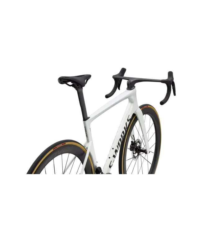 Specialized S-Works Tarmac SL9 - Gloss White Silver Metallic / Obsidian Metallic