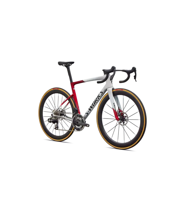 Specialized S-Works Tarmac SL9 - Gloss White Silver Metallic / Gloss Ruby Metallic / Obsidian Metallic