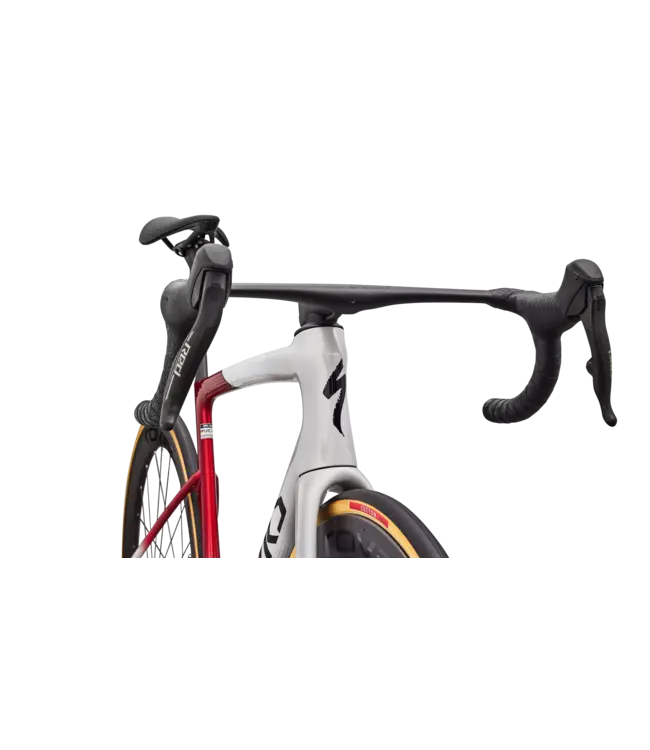 Specialized S-Works Tarmac SL9 - Gloss White Silver Metallic / Gloss Ruby Metallic / Obsidian Metallic