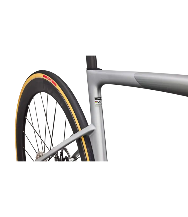 Specialized S-Works Tarmac SL9 - Satin Silver Dust / Gloss Chrome