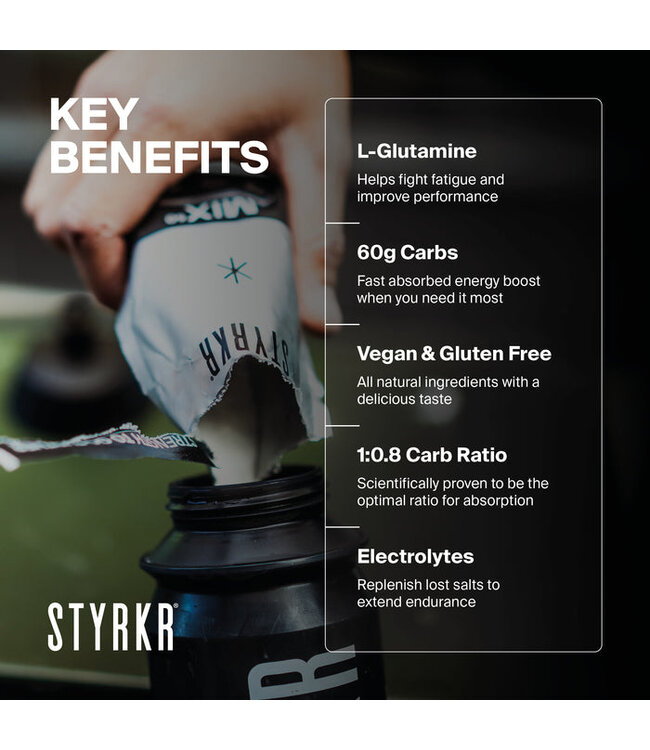 Styrkr Energy Drink Mix MIX60 Dual-Carb