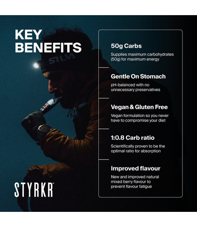 Styrkr GEL50 Dual-Carb Gel