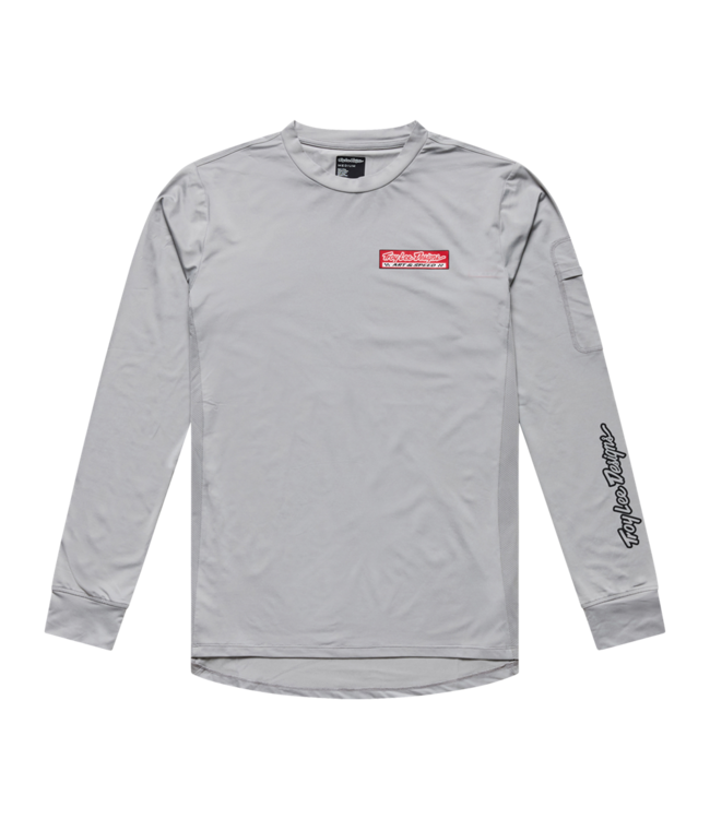 Troy Lee Designs Ruckus Ride Long Sleeve Tee - Custom Paint Mid Gray