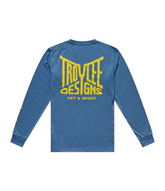Troy Lee Designs Skyline Ride Long Sleeve Tee - Handlebar Slate