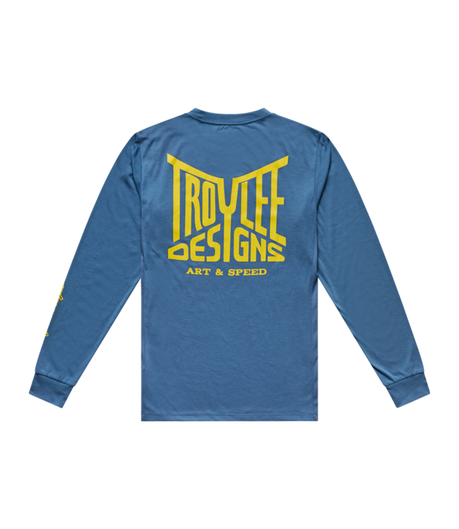 Troy Lee Designs Skyline Ride Long Sleeve Tee - Handlebar Slate