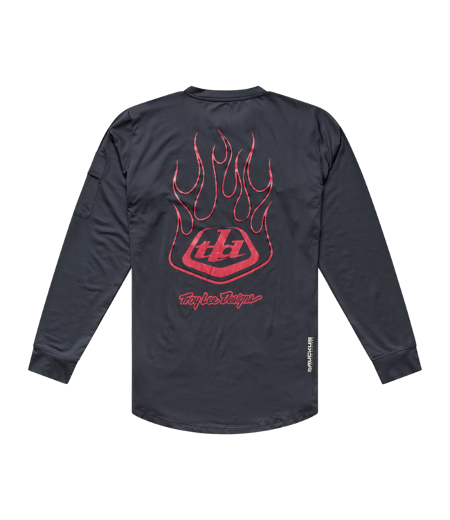 Troy Lee Designs Ruckus Ride Long Sleeve Tee - Ember Carbon