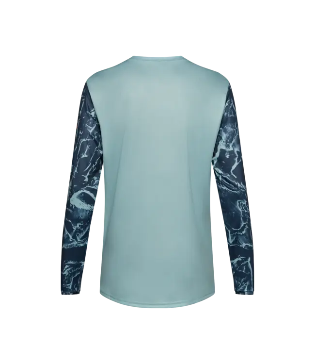 Fox Ranger LS Jersey - Image Print Arc Blue