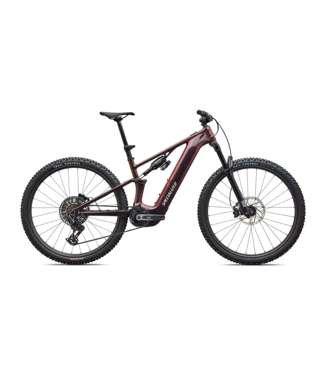 Specialized Turbo Levo R Pro - Gloss Black Red Chameleon / Dolomite