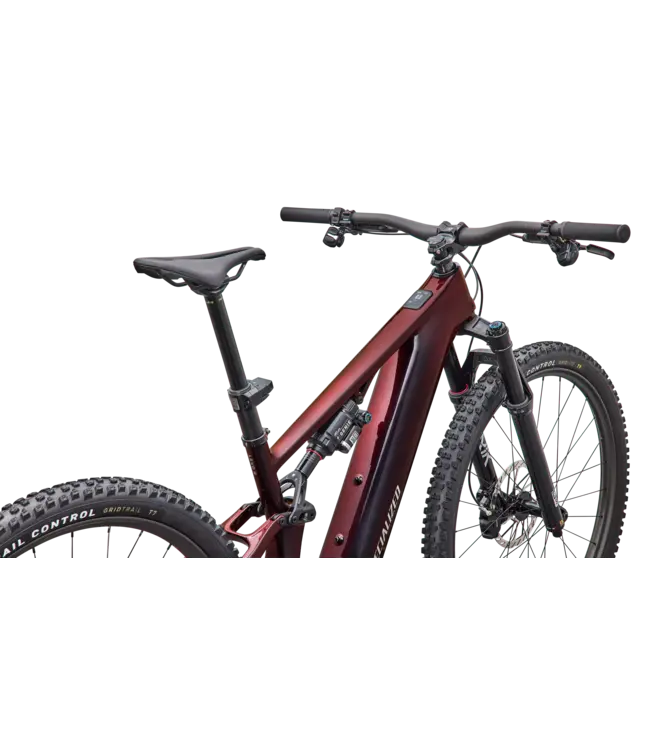 Specialized Turbo Levo R Pro - Gloss Black Red Chameleon / Dolomite