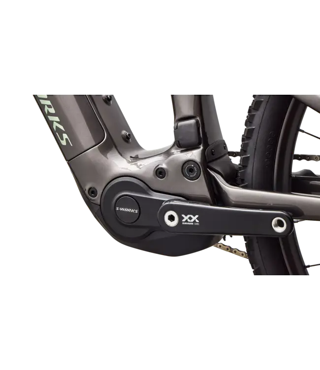 Specialized S-Works Turbo Levo R - Gloss Warm Smoke / Pistachio