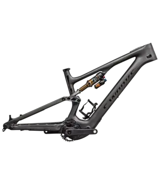 Specialized S-Works Turbo Levo SL Frame - Satin Carbon / Brushed Black Chrome Foil / Silver