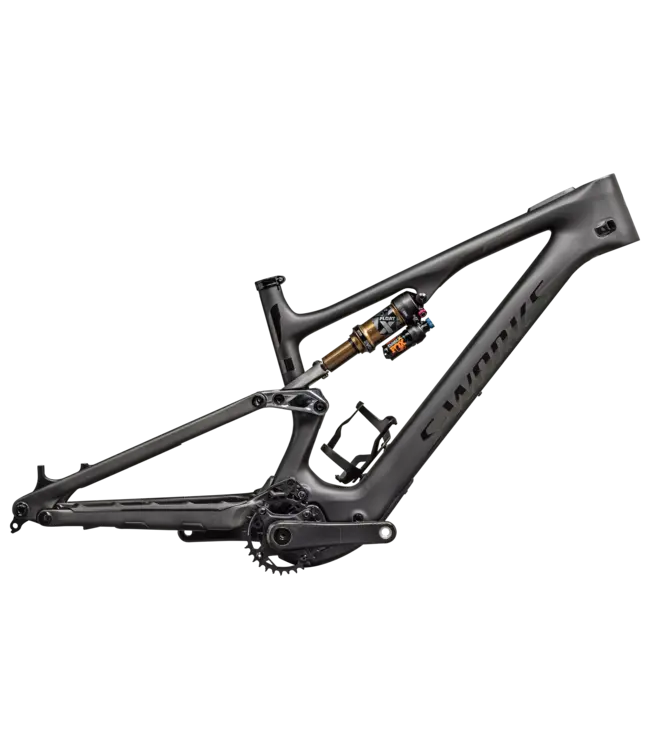 Specialized S-Works Turbo Levo SL Frame - Satin Carbon / Brushed Black Chrome Foil / Silver