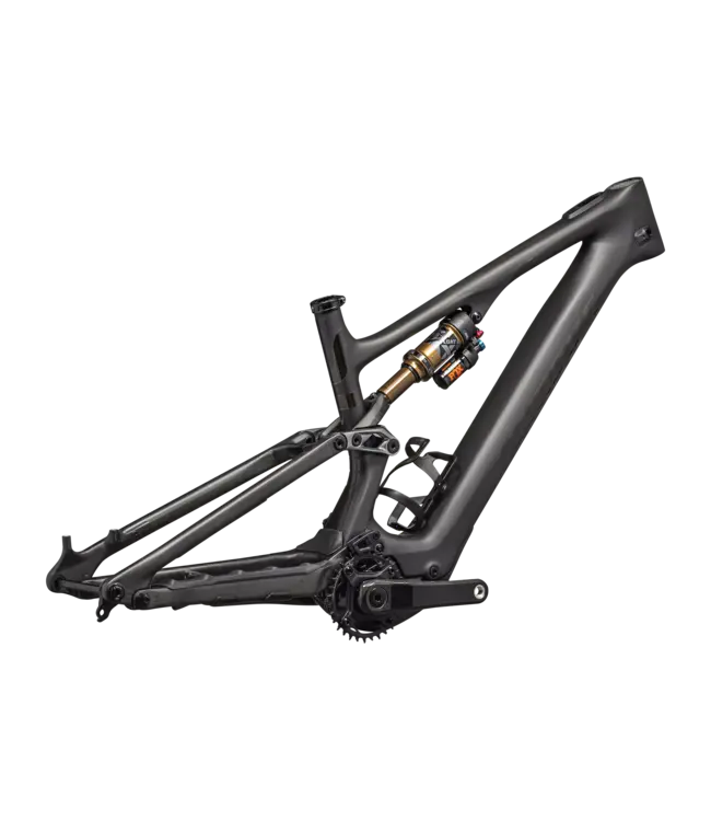 Specialized S-Works Turbo Levo SL Frame - Satin Carbon / Brushed Black Chrome Foil / Silver