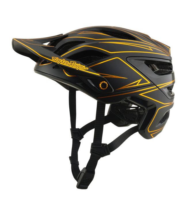 Troy Lee Designs A3 AS Helmet - Pinstripe Black