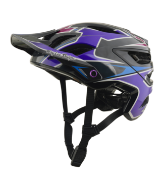 Troy Lee Designs A3 AS Helmet - Mask Black / Purple