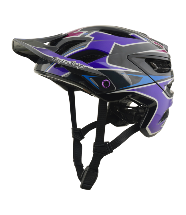 Troy Lee Designs A3 AS Helmet - Mask Black / Purple